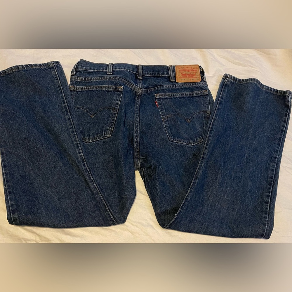 Levi 517 means jeans 36x30, bootcut